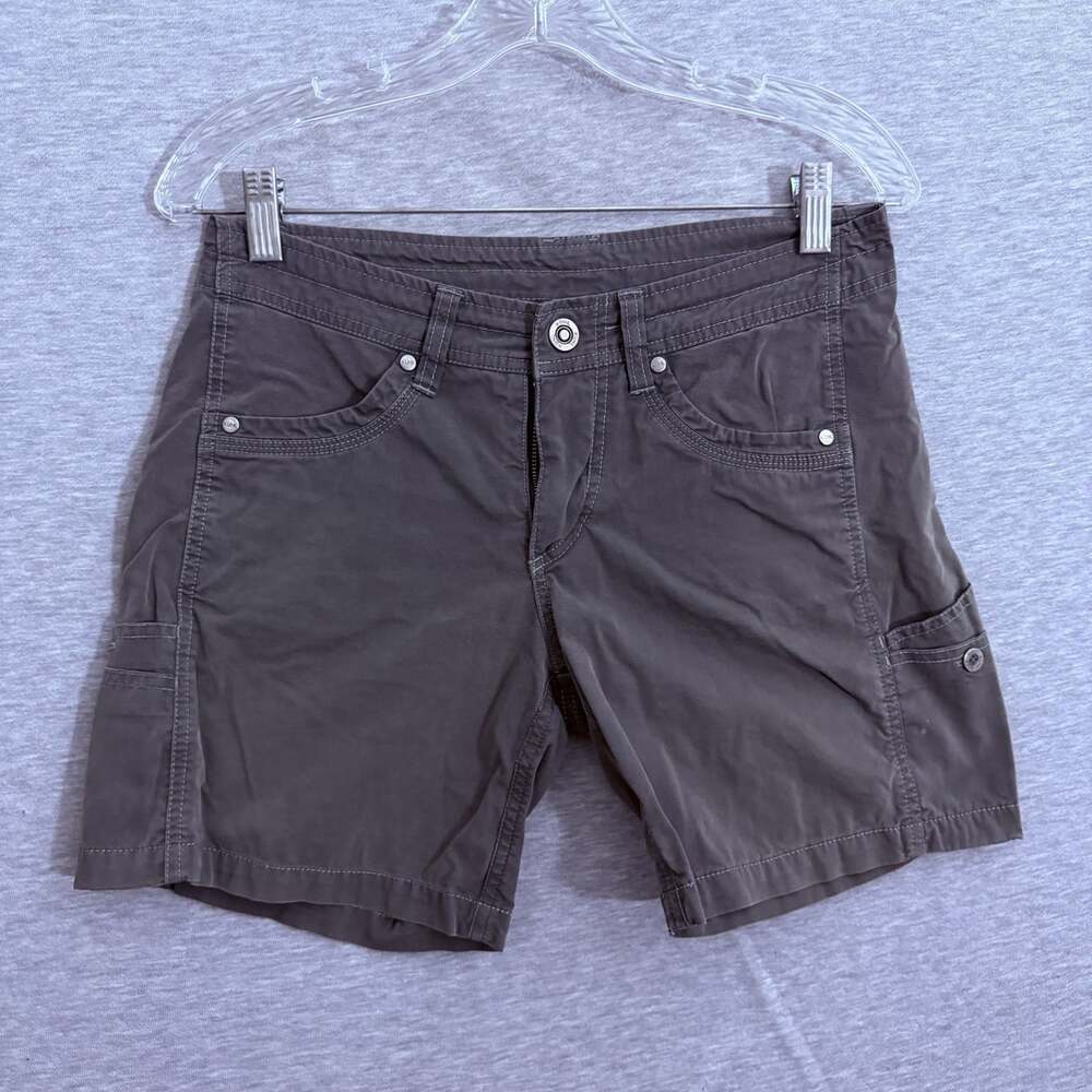Kuhl Women’s Size 4 Gray Cotton Free Range 6" Inseam Outerwear Shorts